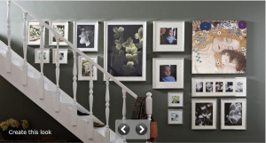 Hanging-Photos-in-Grey-Wall-at-the-Side-of-Staircase